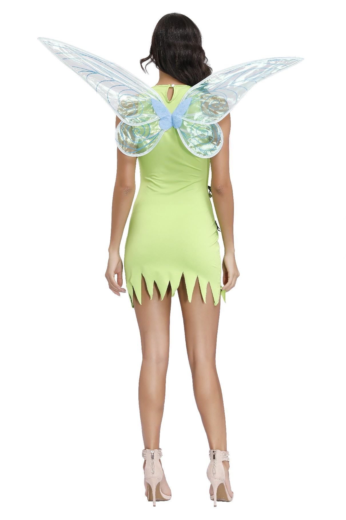 Halloween Green Forest Butterfly Fairy Costume Cosplay Uniform Angel Costume